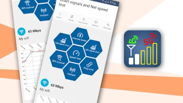Chart signals & Net speed test android App screenshot 4